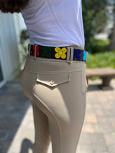 Load image into Gallery viewer, TKC Flower Power Wide Width Belt silver