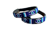 Load image into Gallery viewer, TKC Evil Eye Beaded Dog Collar