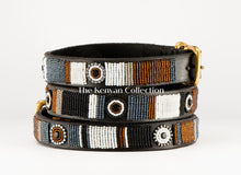 Load image into Gallery viewer, TKC Oryx Beaded Dog Collar